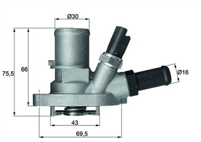 MAHLE ORIGINAL TI 149 88 Číslo výrobce: 70808600. EAN: 4250192900183.