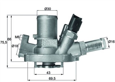MAHLE ORIGINAL TI 151 80 Číslo výrobce: G.1088.80. EAN: 4250192900305.
