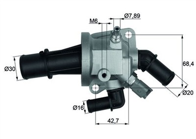 MAHLE ORIGINAL TI 164 88 Číslo výrobce: 70808618. EAN: 4250192995479.