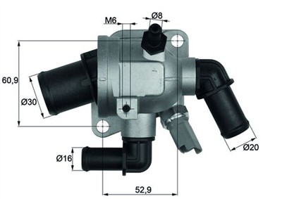 MAHLE ORIGINAL TI 173 88 Číslo výrobce: 70808634. EAN: 4250192995660.