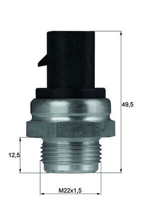 MAHLE ORIGINAL TSW 13D Číslo výrobce: 70808443. EAN: 4250192934553.