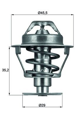 MAHLE ORIGINAL TX 81 89D Číslo výrobce: 6.707.89. EAN: 4250192946853.