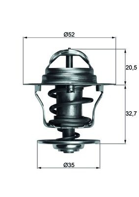 MAHLE ORIGINAL TX 12 88D Číslo výrobce: 1.172.88. EAN: 4250192937592.