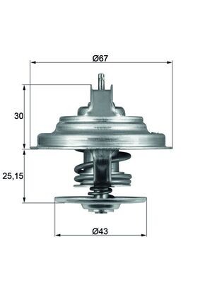 MAHLE ORIGINAL TX 31 92D S Číslo výrobce: 72528758. EAN: 4057635191814.