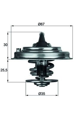 MAHLE ORIGINAL TX 34 82D Číslo výrobce: 2.161.82. EAN: 4250192937103.