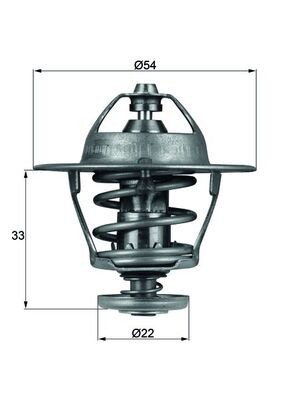 MAHLE ORIGINAL TX 53 85D Číslo výrobce: 6.109.85. EAN: 4250192944972.