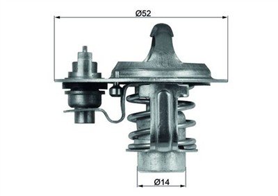 MAHLE ORIGINAL TX 76 88D Číslo výrobce: 6.607.88. EAN: 4250192945887.