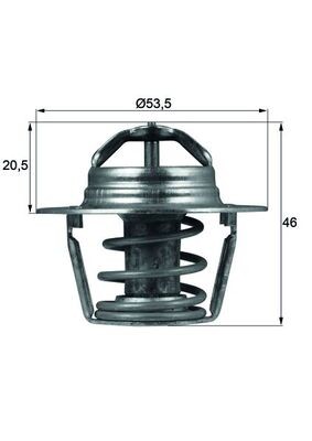 MAHLE ORIGINAL TX 91 89D Číslo výrobce: 70808496. EAN: 4250192993185.