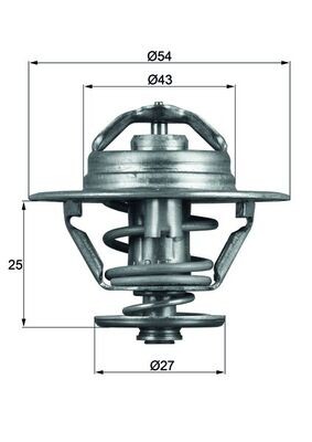 MAHLE ORIGINAL TX 93 79D Číslo výrobce: 70808499. EAN: 4250192993413.