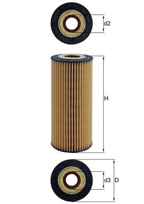 MAHLE ORIGINAL HX 77 Číslo výrobce: 70341772. EAN: 4009026509807.