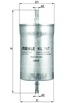 MAHLE ORIGINAL KL 767 Číslo výrobce: 70566775. EAN: 4009026885147.