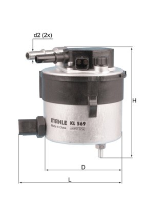 MAHLE ORIGINAL KL 569 Číslo výrobce: 70385374. EAN: 4009026720417.