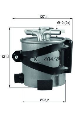 MAHLE ORIGINAL KLH 44/25 Číslo výrobce: 70349782. EAN: 4009026510902.