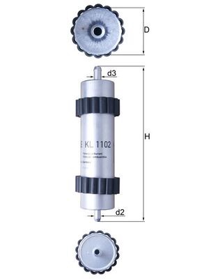 MAHLE ORIGINAL KL 1102 Číslo výrobce: 72483232. EAN: 4057635010818.