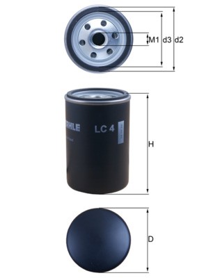 MAHLE ORIGINAL LC 4 Číslo výrobce: 70541958. EAN: 4009026835876.
