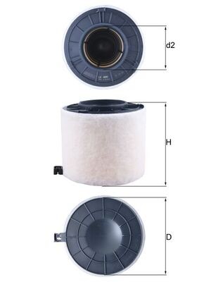 MAHLE ORIGINAL LX 4410 Číslo výrobce: 72455804. EAN: 4009026978269.