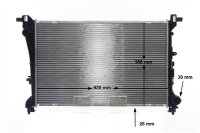 MAHLE ORIGINAL CR 1664 000S Číslo výrobce: 376780024. EAN: 4057635098731.