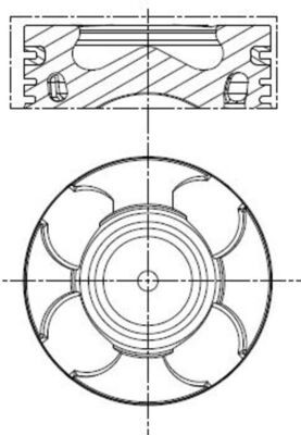 MAHLE ORIGINAL 011 PI 00100 000 Číslo výrobce: 69 L 47. EAN: 4057635175388.