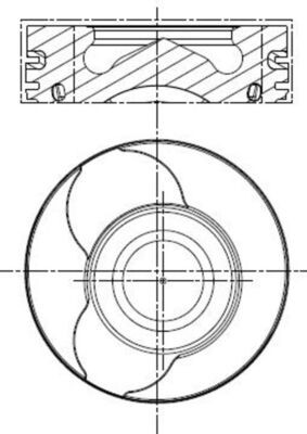 MAHLE ORIGINAL 022 01 02 Číslo výrobce: 59 81948 1. EAN: 4009026717844.