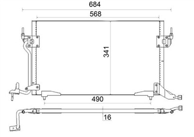 MAHLE ORIGINAL AC 182 001S Číslo výrobce: 351036404. EAN: 4057635019217.