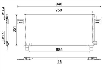 MAHLE ORIGINAL AC 282 000S Číslo výrobce: 351300124. EAN: 4057635020503.