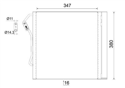MAHLE ORIGINAL AC 451 000S Číslo výrobce: 351303424. EAN: 4057635023108.
