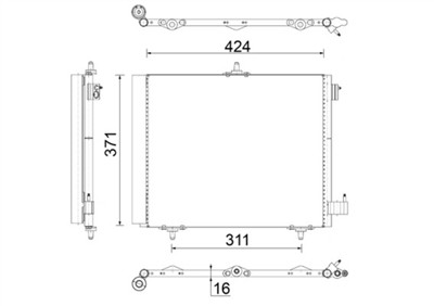 MAHLE ORIGINAL AC 460 000S Číslo výrobce: 351303544. EAN: 4057635023269.