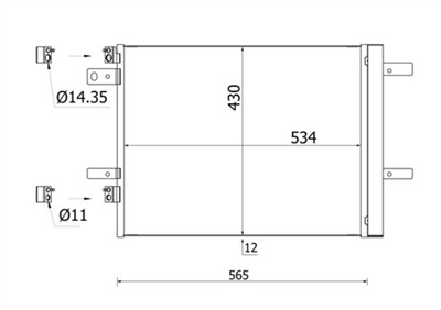 MAHLE ORIGINAL AC 965 000S Číslo výrobce: 351012364. EAN: 4057635131834.