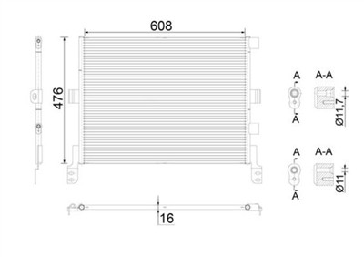MAHLE ORIGINAL AC 673 000S Číslo výrobce: 351317664. EAN: 4057635025591.