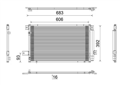MAHLE ORIGINAL AC 819 000S Číslo výrobce: 351343634. EAN: 4057635027434.