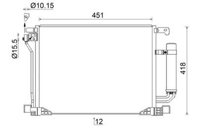 MAHLE ORIGINAL AC 953 000S Číslo výrobce: 351011614. EAN: 4057635130189.