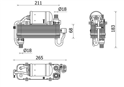 MAHLE ORIGINAL AC 960 000P Číslo výrobce: 351011511. EAN: 4057635131957.