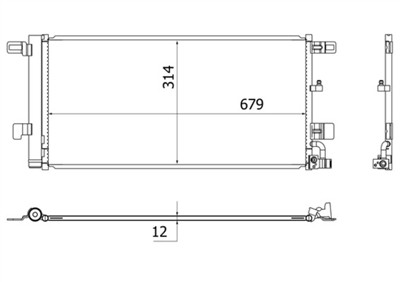 MAHLE ORIGINAL AC 961 000S Číslo výrobce: 351011734. EAN: 4057635131964.