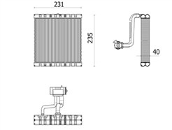 MAHLE ORIGINAL AE 166 000P