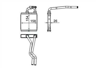 MAHLE ORIGINAL AH 267 000S Číslo výrobce: 8FH 351 511-784. EAN: 4057635047623.