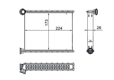 MAHLE ORIGINAL AH 270 000S Číslo výrobce: 8FH 351 512-014. EAN: 4057635047654.