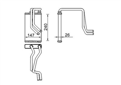 MAHLE ORIGINAL AH 271 000S Číslo výrobce: 8FH 351 512-024. EAN: 4057635047661.