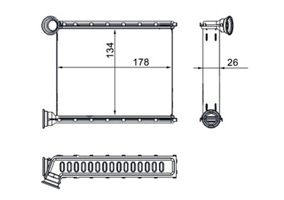 MAHLE ORIGINAL AH 272 000S Číslo výrobce: 8FH 351 512-034. EAN: 4057635047678.