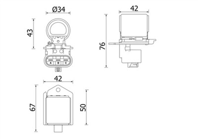 MAHLE ORIGINAL CFR 2 000P Číslo výrobce: 351332491. EAN: 4057635126236.