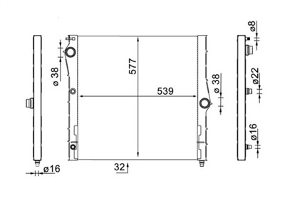 MAHLE ORIGINAL CR 1904 000S Číslo výrobce: 8MK 376 790-624. EAN: 4057635101264.