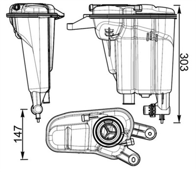 MAHLE ORIGINAL CRT 95 000S Číslo výrobce: 376741764. EAN: 4057635115650.