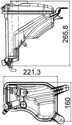 MAHLE ORIGINAL CRT 207 000S Číslo výrobce: 376789751. EAN: 4057635116671.