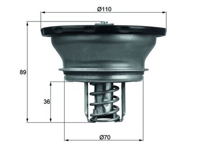 MAHLE ORIGINAL THD 3 82 Číslo výrobce: 72347010. EAN: 4009026932100.