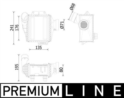 MAHLE ORIGINAL CI 539 000P Číslo výrobce: 8ML 376 765-791. EAN: 4057635128162.