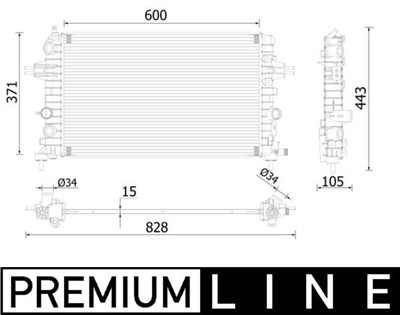 MAHLE ORIGINAL CR 2227 000P Číslo výrobce: 376908491. EAN: 4057635128735.