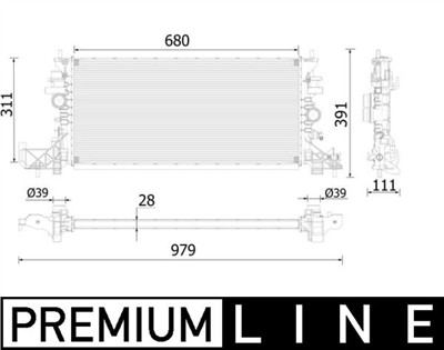 MAHLE ORIGINAL CR 2251 000P Číslo výrobce: 376908791. EAN: 4057635130844.