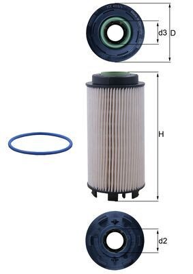 MAHLE ORIGINAL KX 403/1D Číslo výrobce: 72513699. EAN: 4057635174695.