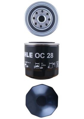 MAHLE ORIGINAL OC 28 Číslo výrobce: 72003739. EAN: 4009026000168.