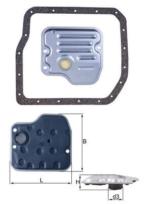 MAHLE ORIGINAL HX 237D Číslo výrobce: 72520836. EAN: 4057635187060.