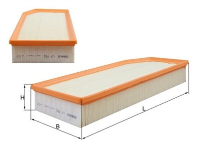 MAHLE ORIGINAL LX 752 Číslo výrobce: 79893264. EAN: 4009026095966.